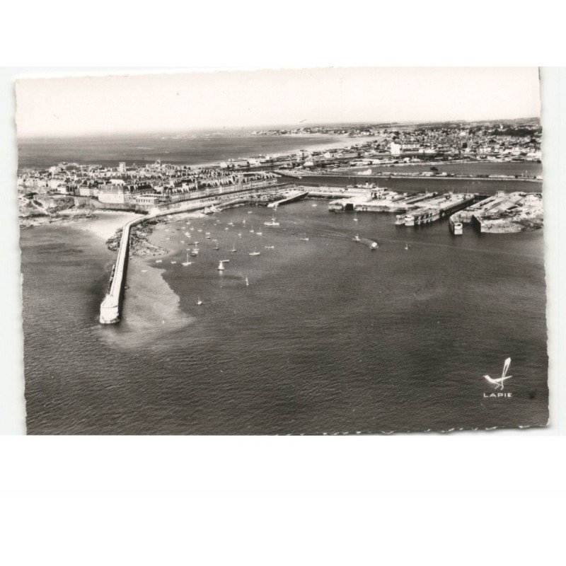 SAINT-MALO: vue panoramique vue aérienne 10X15 - très bon état