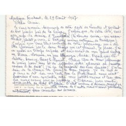 MARTIGNE-FERCHAUD: le centre, rue de chateaubriand vue aérienne 10X15 - état