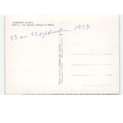 PAIMPONT: l'étang, vue générale vue aérienne 10X15 - très bon état