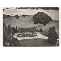 PAIMPONT: château de brocéliande vue aérienne 10X15 - état