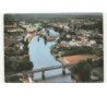 MESSAC: les deux ponts, vue générale sur la vilaine vue aérienne 10X15 - très bon état