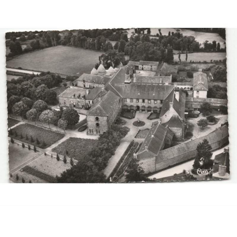 MONTFORT-sur-MER: l'abbaye saint-jacques vue aérienne 10X15 - très bon état