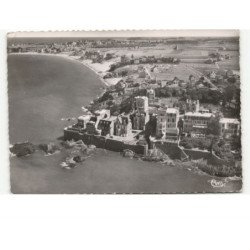 PARAME - ROCHEBONNE: pointe de rochebonne et plage du minihic vue aérienne 10X15 - état