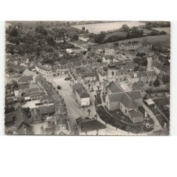 PLEINE-FOUGERES: l'église et les écoles vue aérienne 10X15 - très bon état