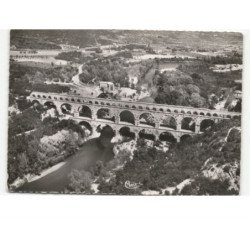 PONT DU GARD: vue aérienne 10X15 - très bon état