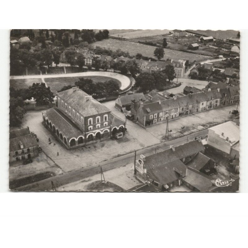 PLELAN-le-GRAND: la mairie vue aérienne 10X15 - très bon état