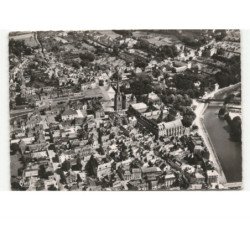 REDON: le centre de la ville vue aérienne 10X15 - très bon état
