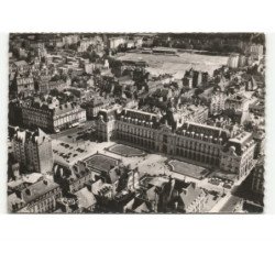RENNES: le palais du commerce, la poste vue aérienne 10X15 - très bon état