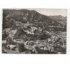 SAINT-BERTRAND-de-COMMINGES: la ville basse et la ville haute vue aérienne 10X15 - état
