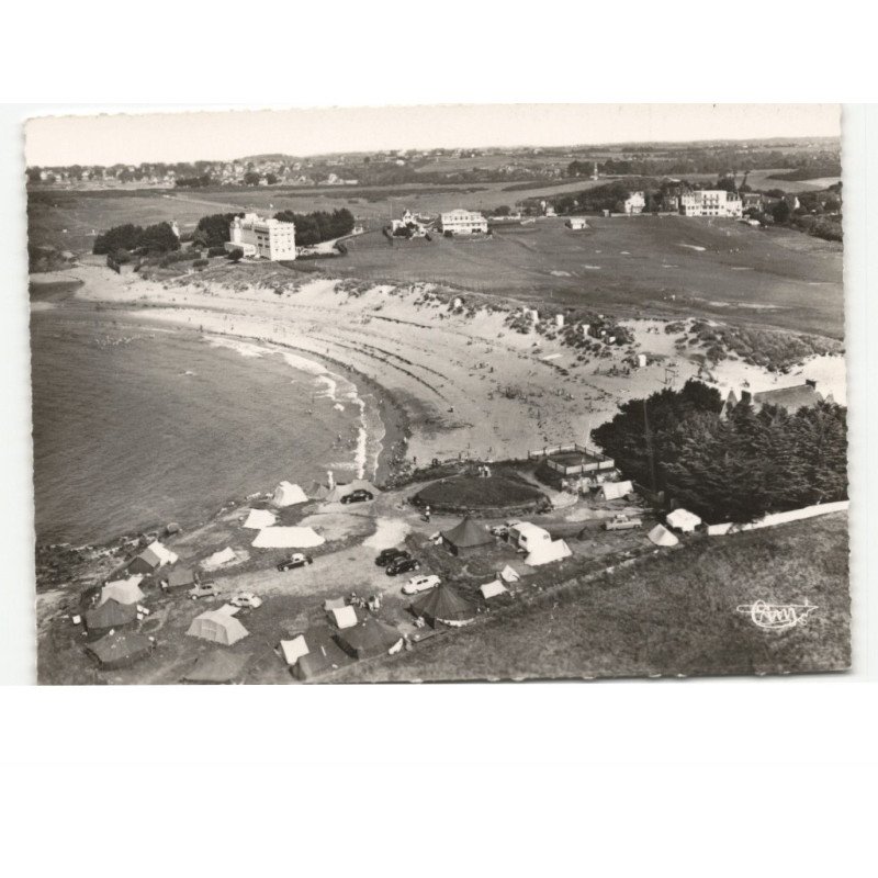 SAINT-BRIAC-sur-MER: plage de port-hue et terrain de golf vue aérienne 10X15 - très bon état