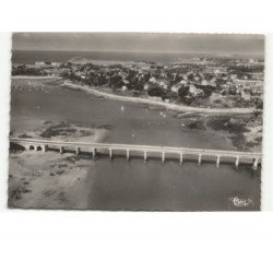 SAINT-BRIAC-sur-MER: le pont du frémur et vue d'ensemble des villas vue aérienne 10X15 - très bon état