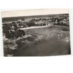 SAINT-BRIAC-sur-MER: plage de la salinette, le château du nessey et la garde guérin vue aérienne 10X15 - très bon état