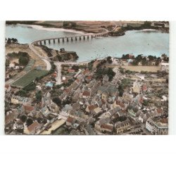 SAINT-BRIAC-sur-MER: le centre, le pont du frémur et vue sur lancieux vue aérienne 10X15 - très bon état