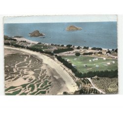 SAINT-COULOMB: camping de la guimorais, plage des chevrets vue aérienne 10X15 - état