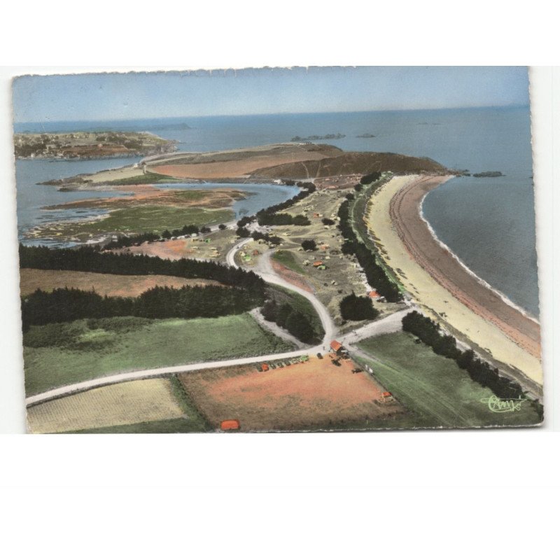 SAINT-COULOMB: vue du camping de la guimorais et de la côte vers rothéneuf vue aérienne 10X15 - très bon état