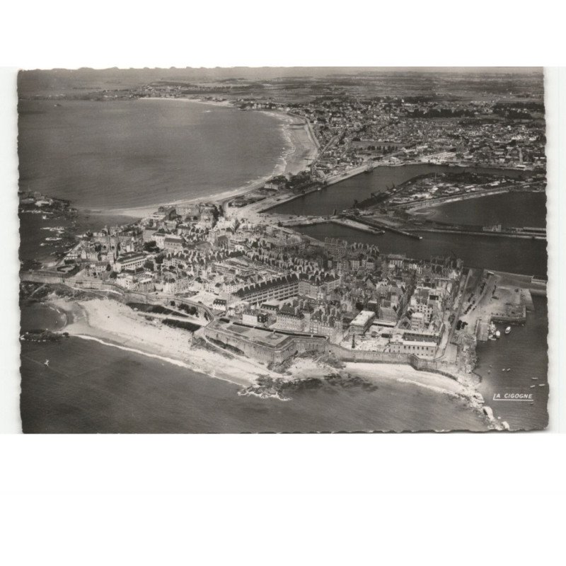 SAINT-MALO: vue aérienne 10X15 - très bon état