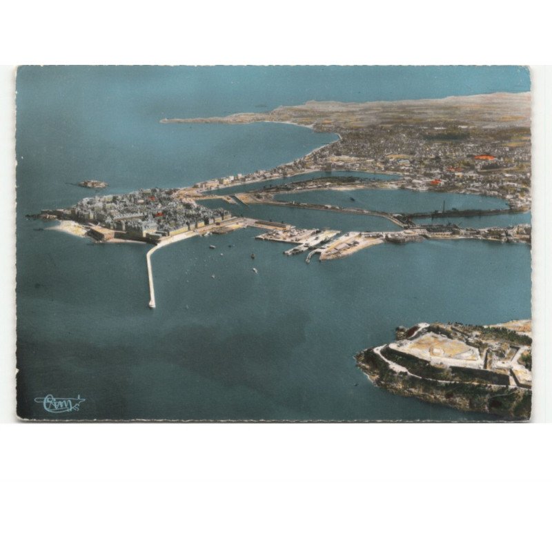 SAINT-MALO: vue générale vue aérienne 10X15 - très bon état
