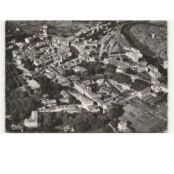 LE VIGAN-des-CEVENNES: vue panoramique vue aérienne 10x15 - très bon état