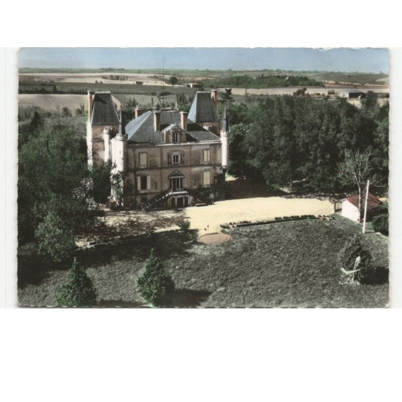 SEYRE: château de seyre vue aérienne 10x15 - très bon état