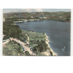SAINT-FERREOL: la plage vue aérienne 10x15 - état