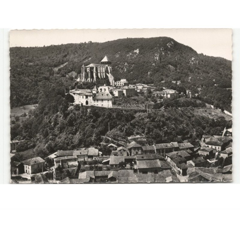 SAINT-BERTRAND DE COMMINGES: vue générale vue aérienne 10x15 - état