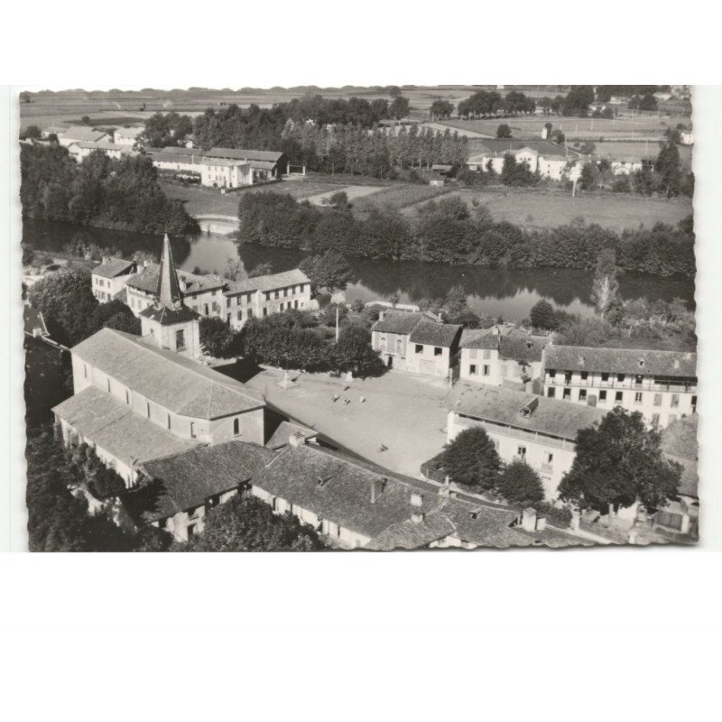 MIRAMONT-de-COMMINGES: l'église, la place, la garonne - très bon état