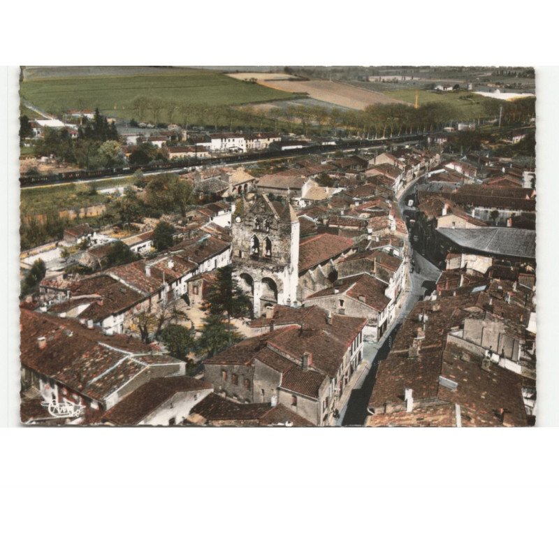 BAZIEGE: vue générale, l'église - très bon état