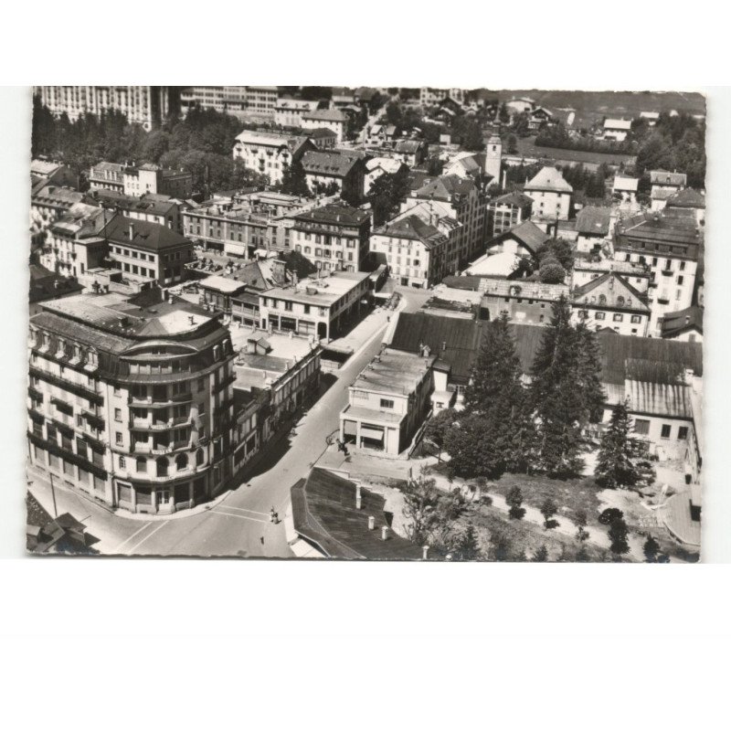 CHAMONIX: vue aérienne 10x15 - très bon état