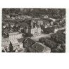 CLUSES: l'hôtel de ville vue aérienne 10x15 - très bon état