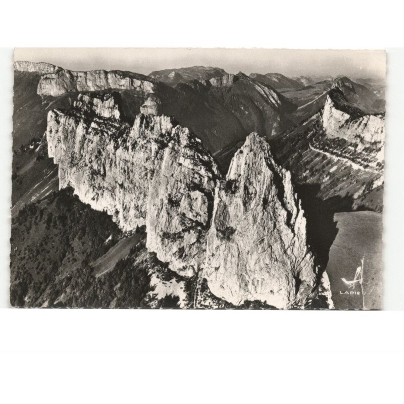 HAUTE SAVOIE: dent du lanfon vue aérienne 10x15 - très bon état