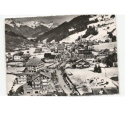LES GETS: vue générale de la station au printemps vue aérienne 10x15 - très bon état