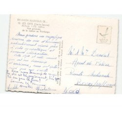 LES GETS: vue générale de la station au printemps vue aérienne 10x15 - très bon état