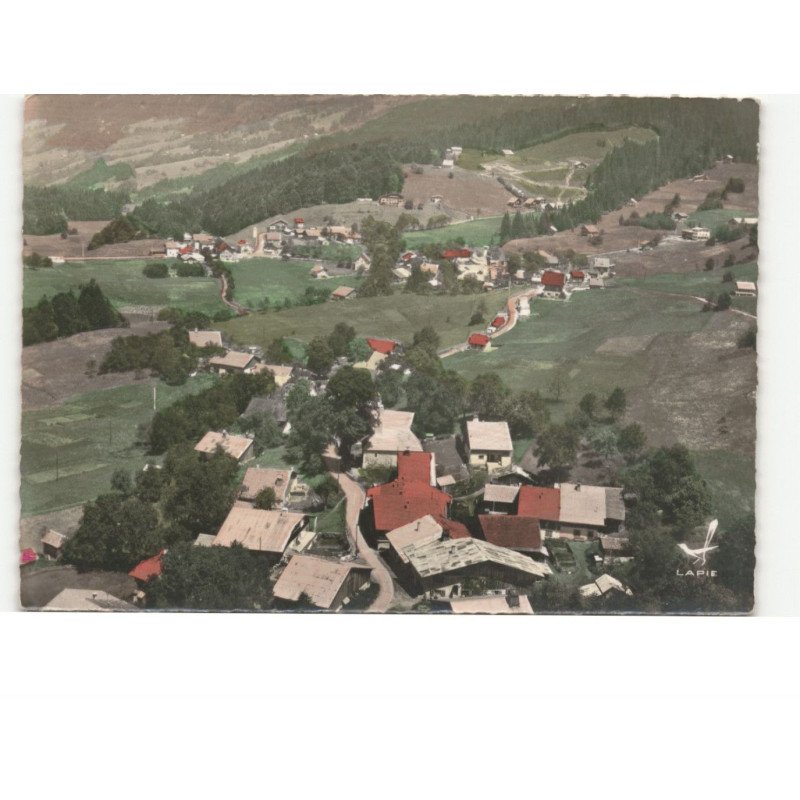 LES CARROZ: vue générale vue aérienne 10x15 - très bon état