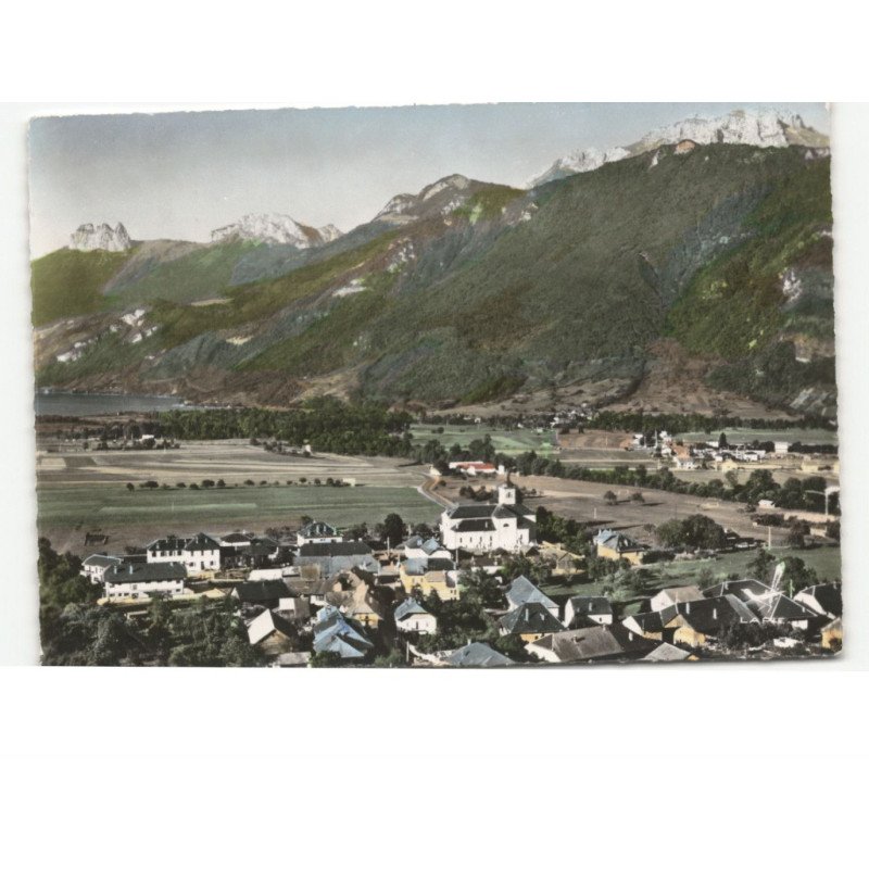 DOUSSARD: vue panoramique vue aérienne 10x15 - très bon état