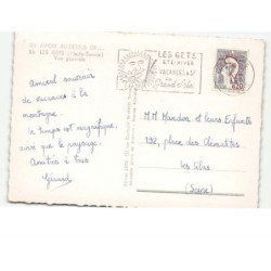 LES GETS: vue générale vue aérienne 10x15 - très bon état