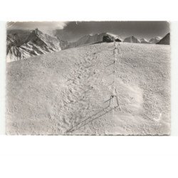 MEGEVE: au fond, aiguille de bionnassay, col de miage vue aérienne 10x15 - état