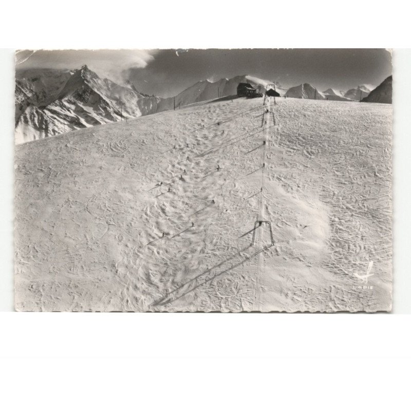 MEGEVE: au fond, aiguille de bionnassay, col de miage vue aérienne 10x15 - état