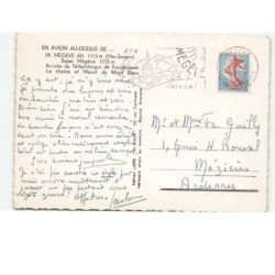 MEGEVE: super mégève arrivée du téléphérique de rochebrune vue aérienne 10x15 - très bon état