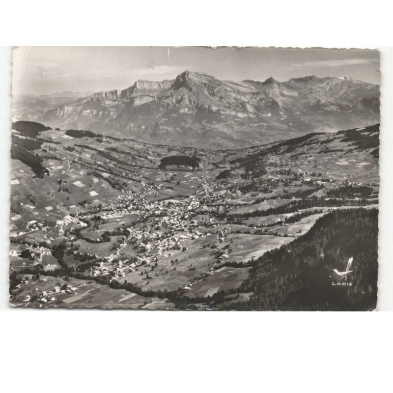 ROCHEBRUNE: vue générale les aiguilles de varens vue aérienne 10x15 - très bon état