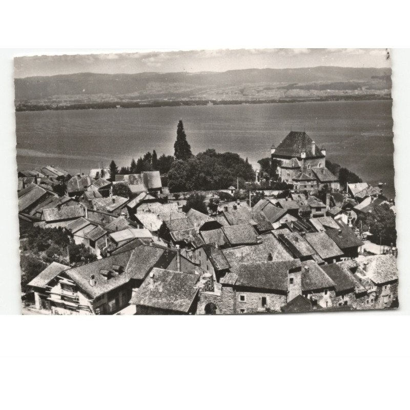 YVOIRE: vue générale et la côte suisse vue aérienne 10x15 - très bon état