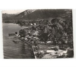 SAINT-JORIOZ: la plage vue aérienne 10x15 - très bon état