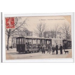 PUTEAUX : rond-point et station des bergeres (tramways) - tres bon etat