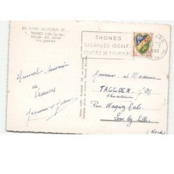 THÔNES: vue générale vue aérienne 10x15 - très bon état