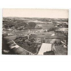 BOLBEC: le viaduc de mirville vue aérienne 10x15 - très bon état