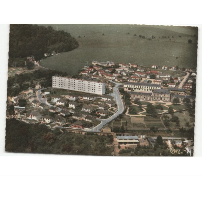 BOLBEC: bellevue, l'hôpital et la maternité vue aérienne 10x15 - très bon état