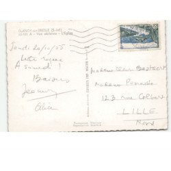 BLANGY-sur-BRESLE: l'église vue aérienne 10x15 - très bon état