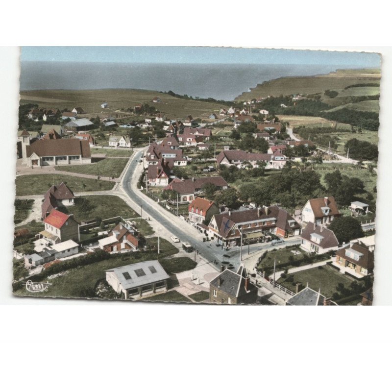 BERNEVAL-sur-MER: vue générale vue aérienne 10x15 - très bon état