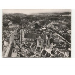 AUMALE: l'église vue aérienne 10x15 - très bon état