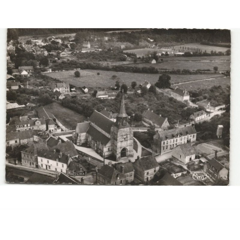 CANY: l'église vue aérienne 10x15 - très bon état