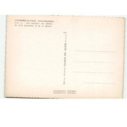 CAUDEBEC-en-CAUX: hôtels du golf miniature et de la mairie vue aérienne 10x15 - très bon état
